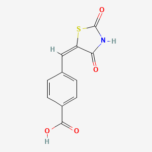 4-(2,4-Dioxothiazolidin-5-ylidenemethyl)benzoic acid