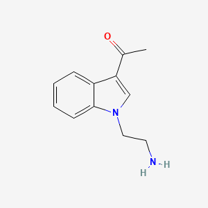 molecular formula C12H14N2O B2643096 1-(1-(2-aminoethyl)-1H-indol-3-yl)ethanone CAS No. 1352529-49-7