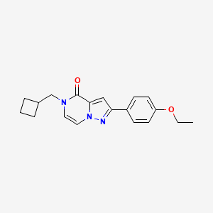 5-(Cyclobutylmethyl)-2-(4-ethoxyphenyl)pyrazolo[1,5-a]pyrazin-4-one