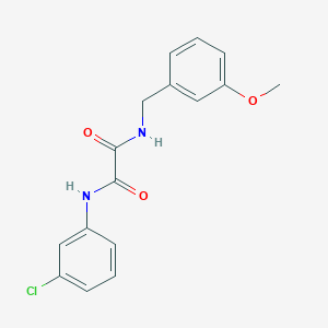 molecular formula C16H15ClN2O3 B2643146 N1-(3-chlorophenyl)-N2-(3-methoxybenzyl)oxalamide CAS No. 898348-48-6