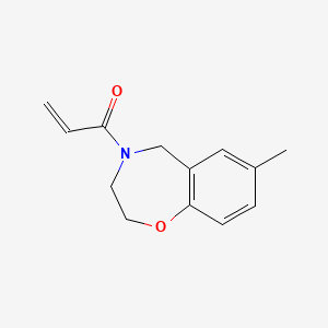 1-(7-Methyl-3,5-dihydro-2H-1,4-benzoxazepin-4-yl)prop-2-en-1-one