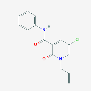 1-allyl-5-chloro-2-oxo-N-phenyl-1,2-dihydro-3-pyridinecarboxamide