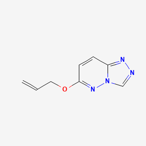 molecular formula C8H8N4O B2643201 6-(Prop-2-en-1-yloxy)-[1,2,4]triazolo[4,3-b]pyridazine CAS No. 2166780-07-8