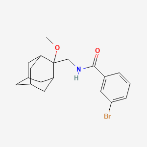 3-bromo-N-(((1R,3S,5r,7r)-2-methoxyadamantan-2-yl)methyl)benzamide