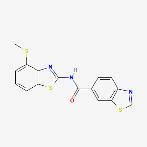 N-(4-(methylthio)benzo[d]thiazol-2-yl)benzo[d]thiazole-6-carboxamide