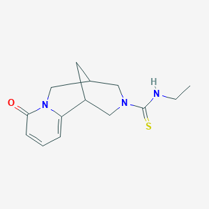 N-ethyl-8-oxo-1,5,6,8-tetrahydro-2H-1,5-methanopyrido[1,2-a][1,5]diazocine-3(4H)-carbothioamide