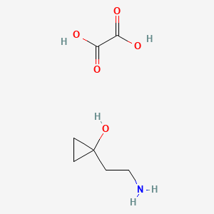 1-(2-Aminoethyl)cyclopropan-1-ol;oxalic acid