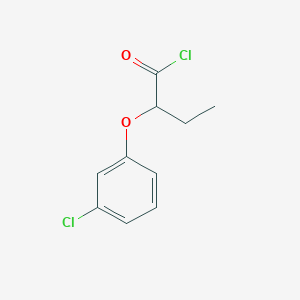 2-(3-Chlorophenoxy)butanoyl chloride