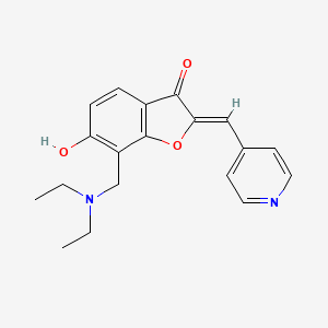 (Z)-7-((diethylamino)methyl)-6-hydroxy-2-(pyridin-4-ylmethylene)benzofuran-3(2H)-one