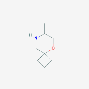 7-Methyl-5-oxa-8-azaspiro[3.5]nonane