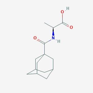 molecular formula C14H21NO3 B2643316 (2S)-2-(adamantane-1-carbonylamino)propanoic acid CAS No. 211484-76-3
