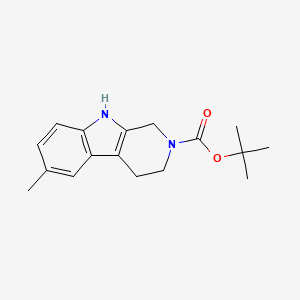 tert-butyl 6-methyl-3,4-dihydro-1H-pyrido[3,4-b]indole-2(9H)-carboxylate
