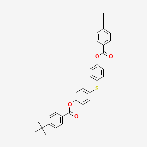 4-[(4-{[4-(Tert-butyl)benzoyl]oxy}phenyl)sulfanyl]phenyl 4-(tert-butyl)benzenecarboxylate
