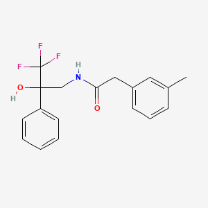 2-(m-tolyl)-N-(3,3,3-trifluoro-2-hydroxy-2-phenylpropyl)acetamide