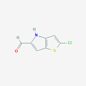 2-Chloro-4H-thieno[3,2-b]pyrrole-5-carbaldehyde