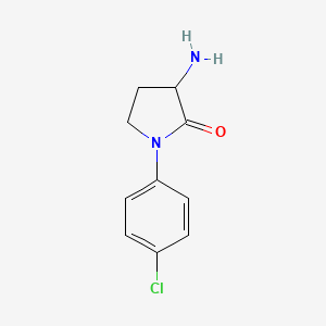 3-Amino-1-(4-chlorophenyl)pyrrolidin-2-one