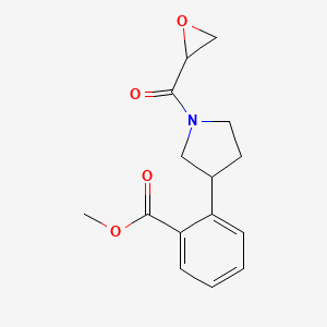 Methyl 2-[1-(oxirane-2-carbonyl)pyrrolidin-3-yl]benzoate