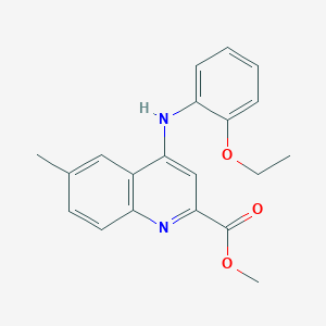 Methyl 4-[(2-ethoxyphenyl)amino]-6-methylquinoline-2-carboxylate