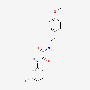 N1-(3-fluorophenyl)-N2-(4-methoxyphenethyl)oxalamide