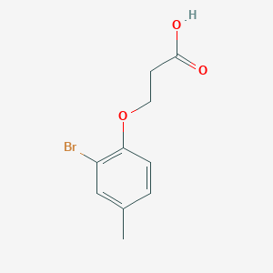 molecular formula C10H11BrO3 B2643539 3-(2-Bromo-4-methylphenoxy)propanoic acid CAS No. 926211-97-4