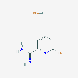 6-Bromopyridine-2-carboximidamide;hydrobromide