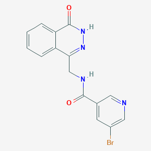 5-bromo-N-((4-oxo-3,4-dihydrophthalazin-1-yl)methyl)nicotinamide