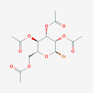 molecular formula C14H19BrO9 B026436 2,3,4,6-四-O-乙酰-α-D-甘露糖基溴化物 CAS No. 13242-53-0