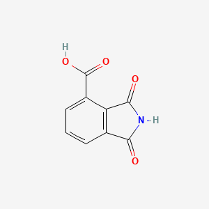 molecular formula C9H5NO4 B2643607 1,3-dioxo-2,3-dihydro-1H-isoindole-4-carboxylic acid CAS No. 776-22-7
