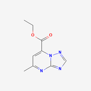 molecular formula C9H10N4O2 B2643626 Ethyl 5-methyl-[1,2,4]triazolo[1,5-a]pyrimidine-7-carboxylate CAS No. 1429419-59-9