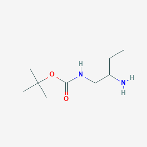 molecular formula C9H20N2O2 B2643650 叔丁基（2-氨基丁基）氨基甲酸酯 CAS No. 1179533-09-5