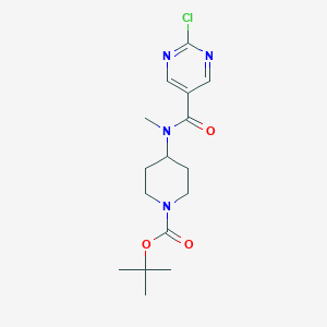 Tert-butyl 4-[(2-chloropyrimidine-5-carbonyl)-methylamino]piperidine-1-carboxylate