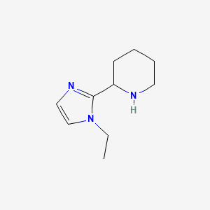 2-(1-ethyl-1H-imidazol-2-yl)piperidine