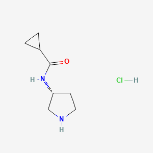 Cyclopropanecarboxamide, N-(3R)-3-pyrrolidinyl-, hydrochloride