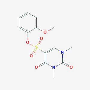 (2-Methoxyphenyl) 1,3-dimethyl-2,4-dioxopyrimidine-5-sulfonate