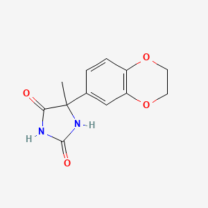 5-(2,3-Dihydro-1,4-benzodioxin-6-yl)-5-methylimidazolidine-2,4-dione