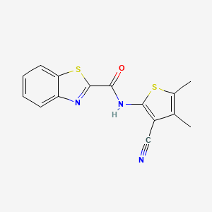 N-(3-cyano-4,5-dimethylthiophen-2-yl)benzo[d]thiazole-2-carboxamide