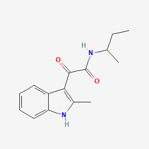 N-(sec-butyl)-2-(2-methyl-1H-indol-3-yl)-2-oxoacetamide