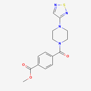Methyl 4-[4-(1,2,5-thiadiazol-3-yl)piperazine-1-carbonyl]benzoate