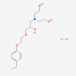2,2'-((3-(2-(4-Ethylphenoxy)ethoxy)-2-hydroxypropyl)azanediyl)diethanol hydrochloride