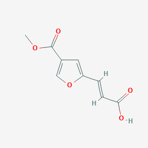 (2E)-3-[4-(methoxycarbonyl)furan-2-yl]prop-2-enoic acid