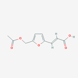 (2E)-3-{5-[(acetyloxy)methyl]-2-furyl}acrylic acid