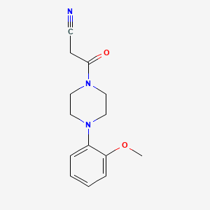 molecular formula C14H19N3O B2643784 3-[4-(2-Methoxyphenyl)piperazin-1-yl]-3-oxopropanenitrile CAS No. 62508-79-6