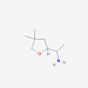 1-(4,4-Dimethyloxolan-2-yl)ethanamine