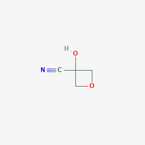 molecular formula C4H5NO2 B2643802 3-Hydroxyoxetane-3-carbonitrile CAS No. 1935287-40-3