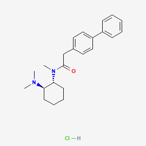 N-[2-(dimethylamino)cyclohexyl]-N-methyl-trans-[1,1'-biphenyl]-4-acetamide,monohydrochloride