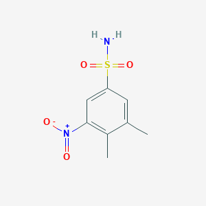3,4-Dimethyl-5-nitrobenzene-1-sulfonamide