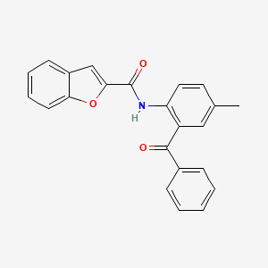 N-(2-benzoyl-4-methylphenyl)-1-benzofuran-2-carboxamide