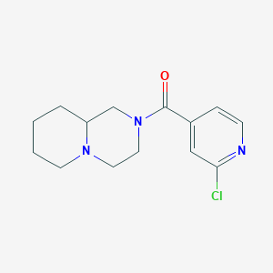 2-chloro-4-{octahydro-1H-pyrido[1,2-a]piperazine-2-carbonyl}pyridine