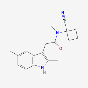 N-(1-cyanocyclobutyl)-2-(2,5-dimethyl-1H-indol-3-yl)-N-methylacetamide