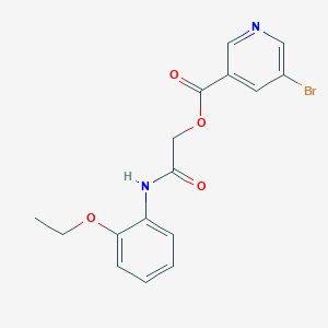[2-(2-Ethoxyanilino)-2-oxoethyl] 5-bromopyridine-3-carboxylate